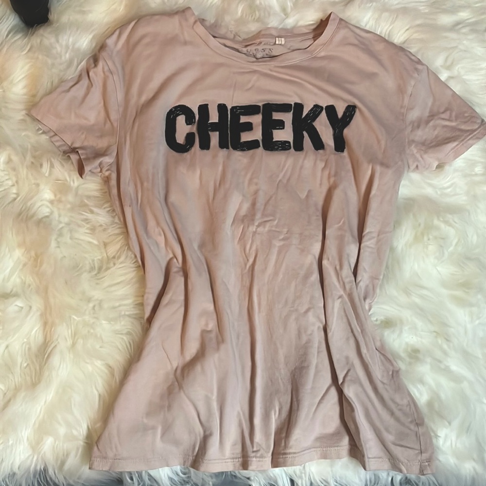 Guess Los Angeles CHEEKY top size small